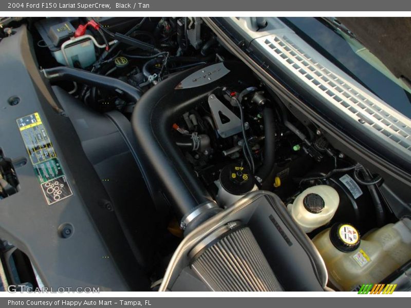 Black / Tan 2004 Ford F150 Lariat SuperCrew