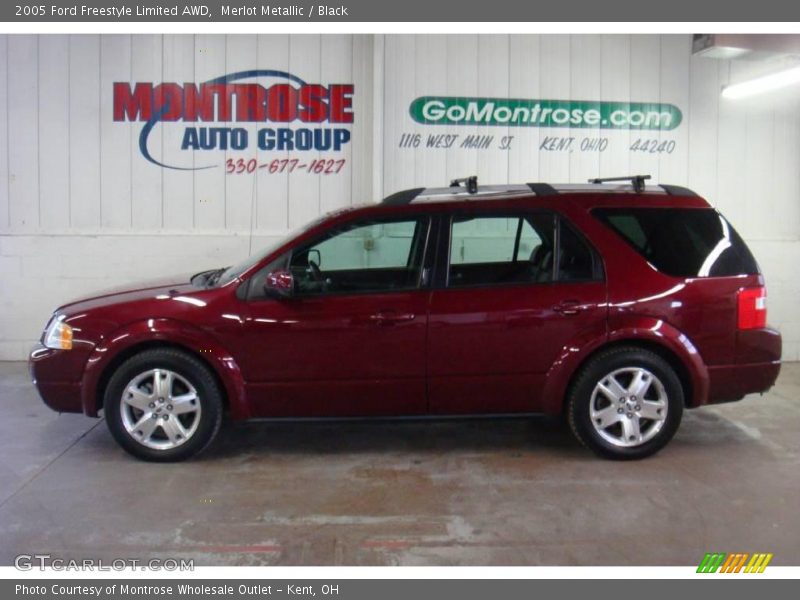 Merlot Metallic / Black 2005 Ford Freestyle Limited AWD