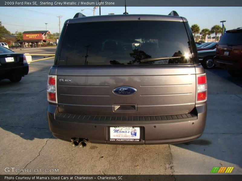 Sterling Grey Metallic / Medium Light Stone 2009 Ford Flex SE