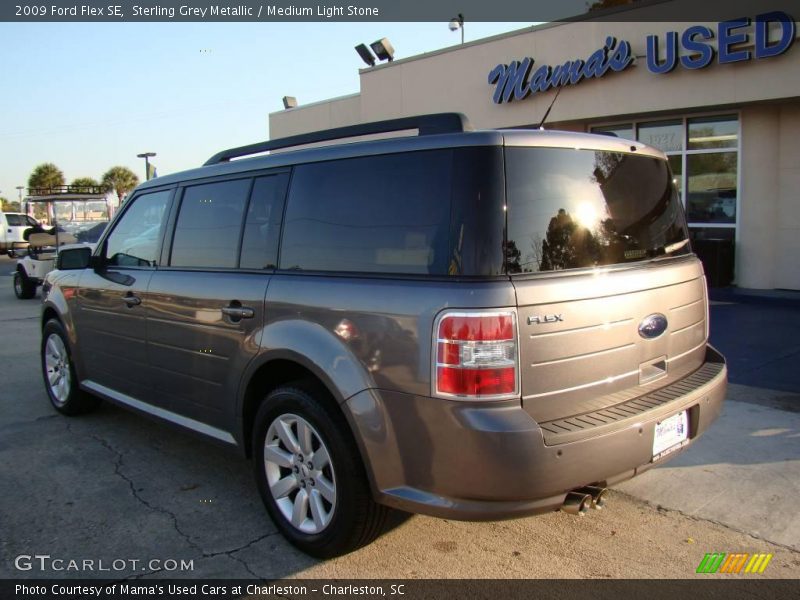 Sterling Grey Metallic / Medium Light Stone 2009 Ford Flex SE