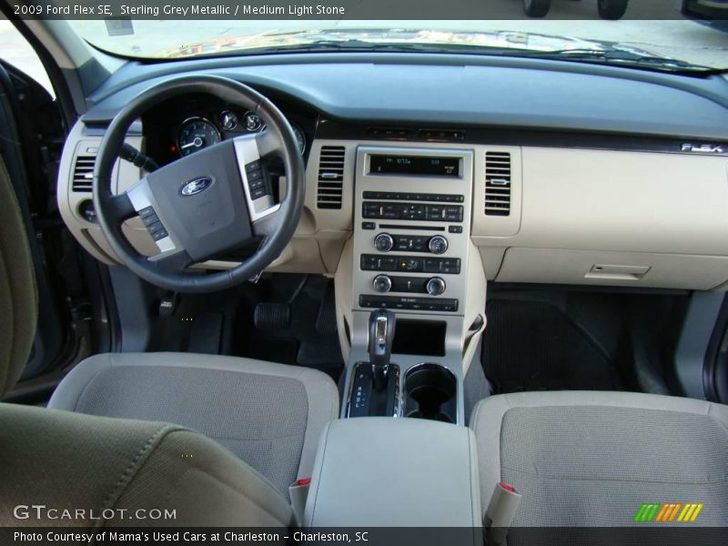 Sterling Grey Metallic / Medium Light Stone 2009 Ford Flex SE