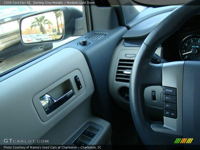 Sterling Grey Metallic / Medium Light Stone 2009 Ford Flex SE