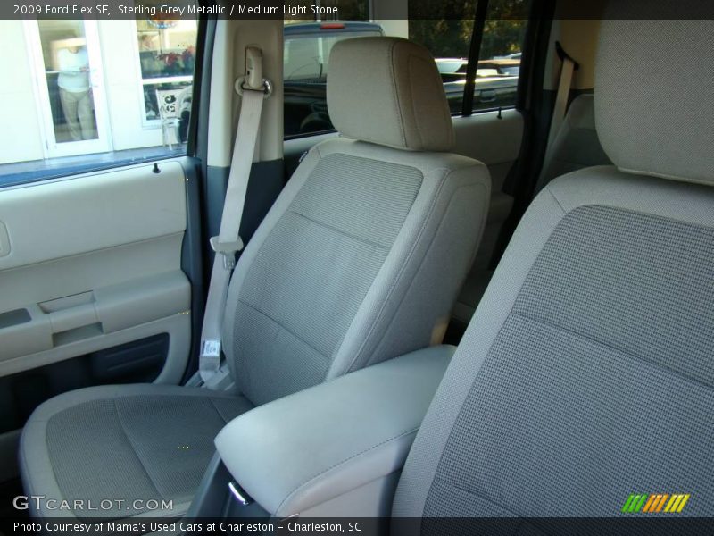 Sterling Grey Metallic / Medium Light Stone 2009 Ford Flex SE