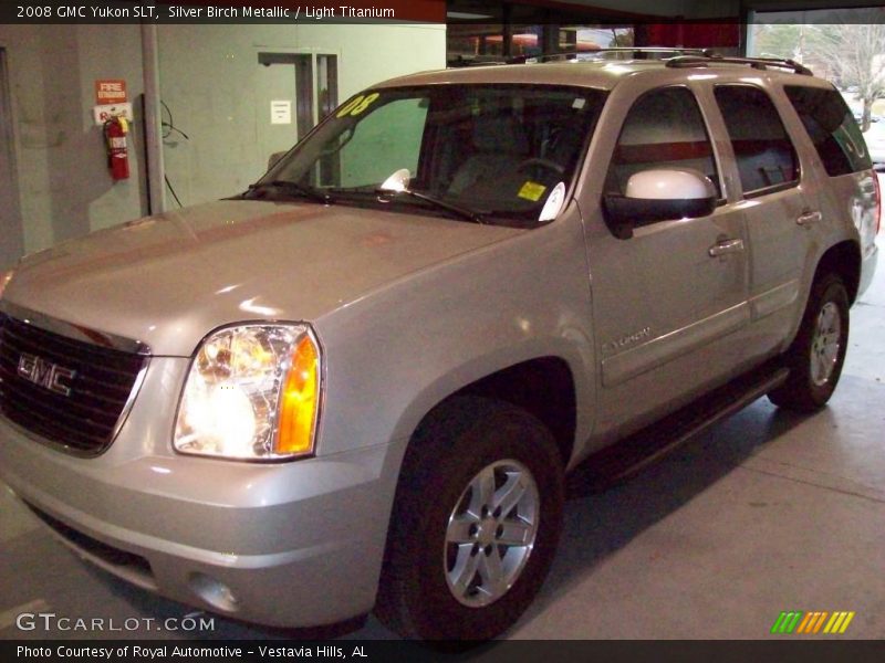 Silver Birch Metallic / Light Titanium 2008 GMC Yukon SLT