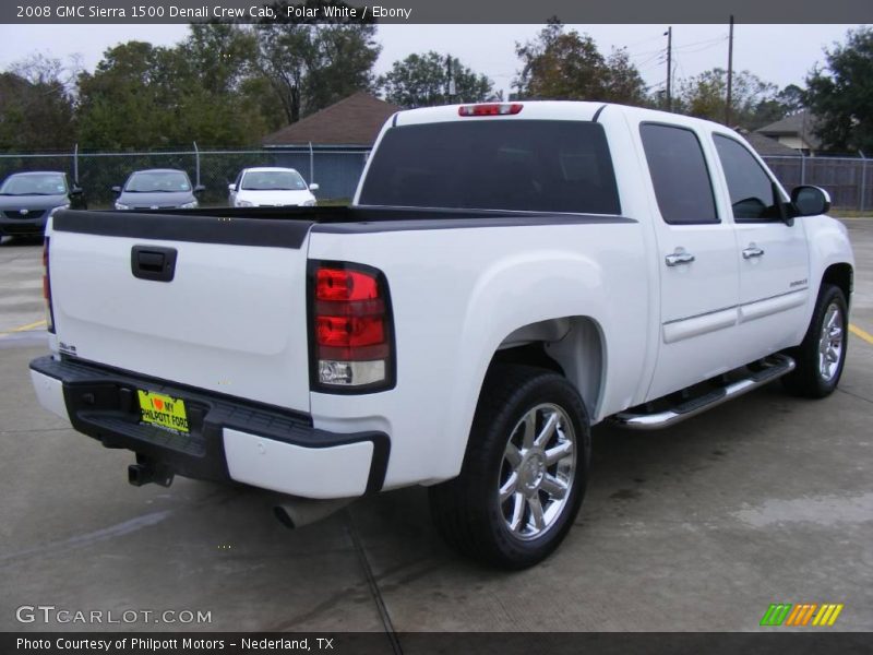 Polar White / Ebony 2008 GMC Sierra 1500 Denali Crew Cab