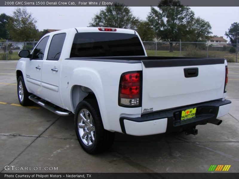Polar White / Ebony 2008 GMC Sierra 1500 Denali Crew Cab