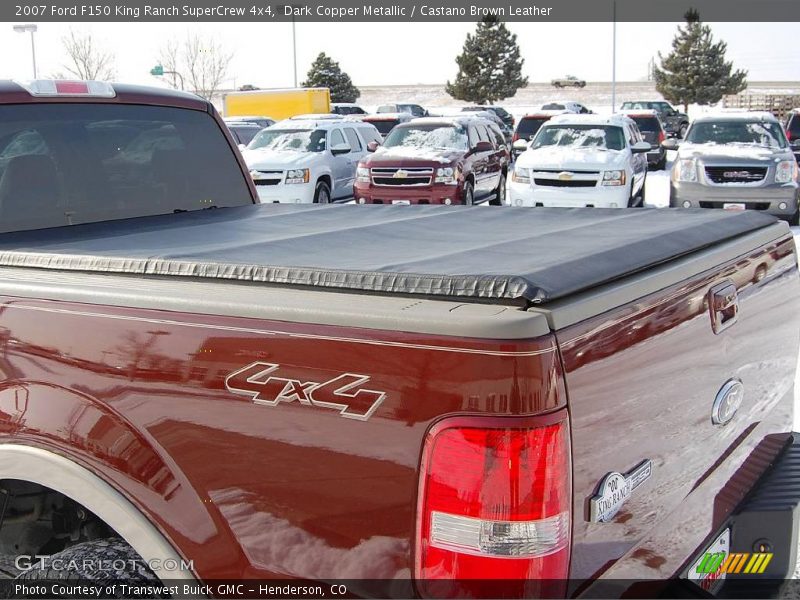 Dark Copper Metallic / Castano Brown Leather 2007 Ford F150 King Ranch SuperCrew 4x4