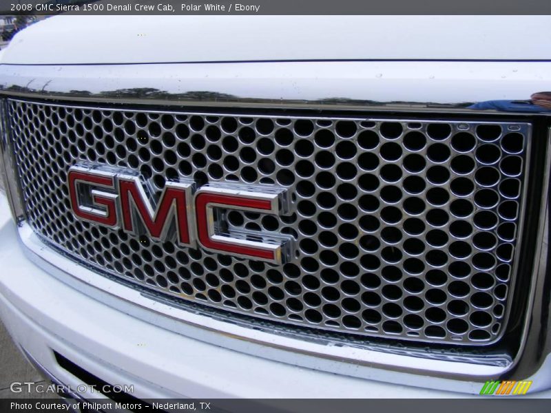 Polar White / Ebony 2008 GMC Sierra 1500 Denali Crew Cab