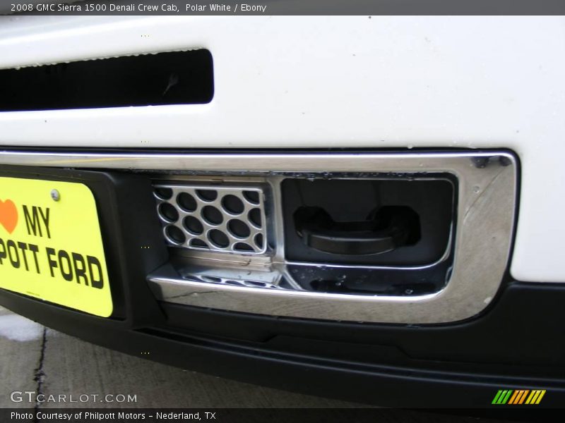 Polar White / Ebony 2008 GMC Sierra 1500 Denali Crew Cab