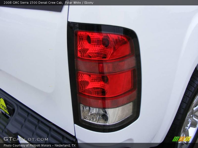 Polar White / Ebony 2008 GMC Sierra 1500 Denali Crew Cab