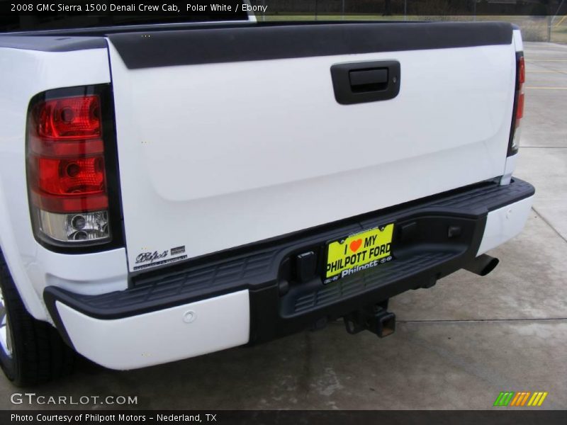 Polar White / Ebony 2008 GMC Sierra 1500 Denali Crew Cab