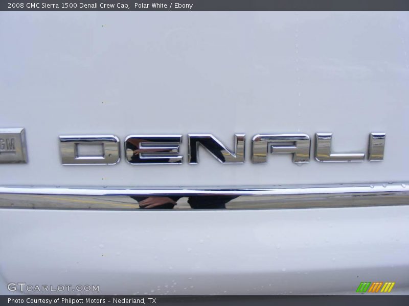 Polar White / Ebony 2008 GMC Sierra 1500 Denali Crew Cab
