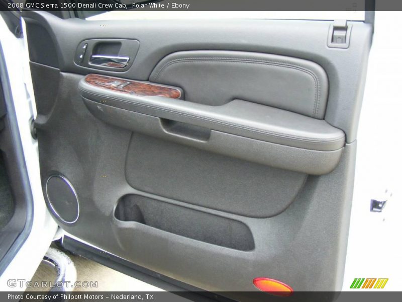 Polar White / Ebony 2008 GMC Sierra 1500 Denali Crew Cab