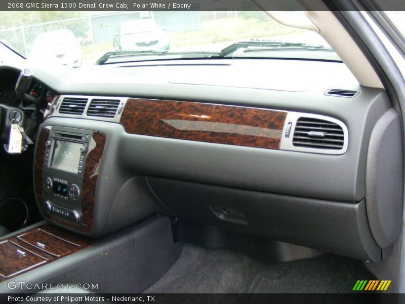 Polar White / Ebony 2008 GMC Sierra 1500 Denali Crew Cab