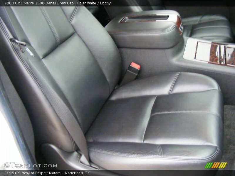 Polar White / Ebony 2008 GMC Sierra 1500 Denali Crew Cab