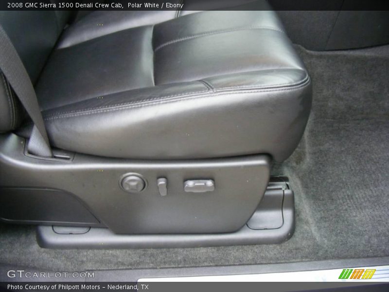Polar White / Ebony 2008 GMC Sierra 1500 Denali Crew Cab