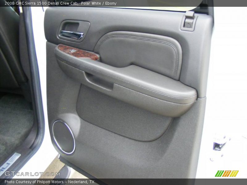 Polar White / Ebony 2008 GMC Sierra 1500 Denali Crew Cab
