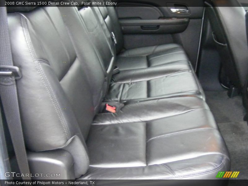 Polar White / Ebony 2008 GMC Sierra 1500 Denali Crew Cab