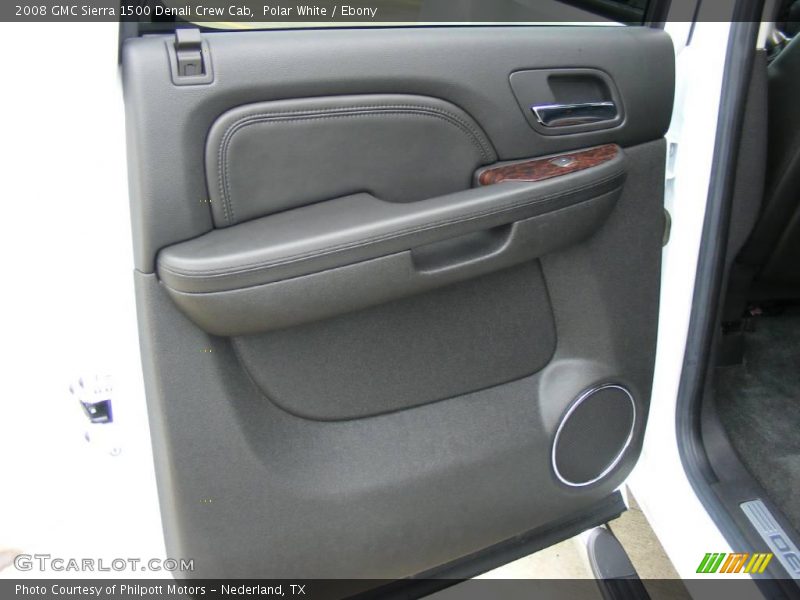 Polar White / Ebony 2008 GMC Sierra 1500 Denali Crew Cab