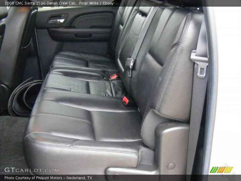 Polar White / Ebony 2008 GMC Sierra 1500 Denali Crew Cab