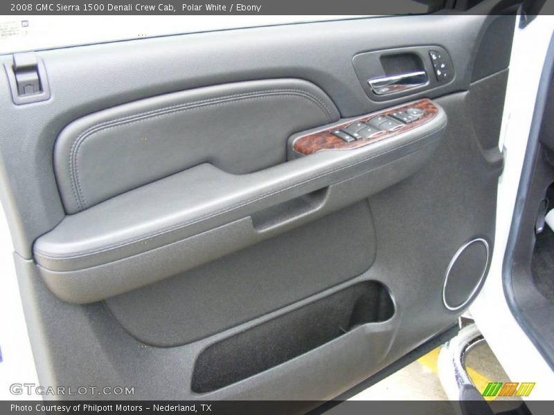 Polar White / Ebony 2008 GMC Sierra 1500 Denali Crew Cab