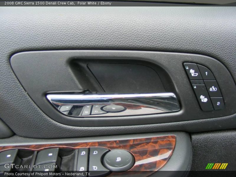 Polar White / Ebony 2008 GMC Sierra 1500 Denali Crew Cab