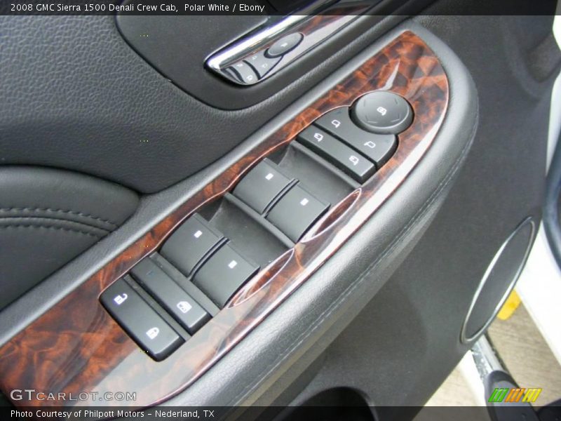 Polar White / Ebony 2008 GMC Sierra 1500 Denali Crew Cab
