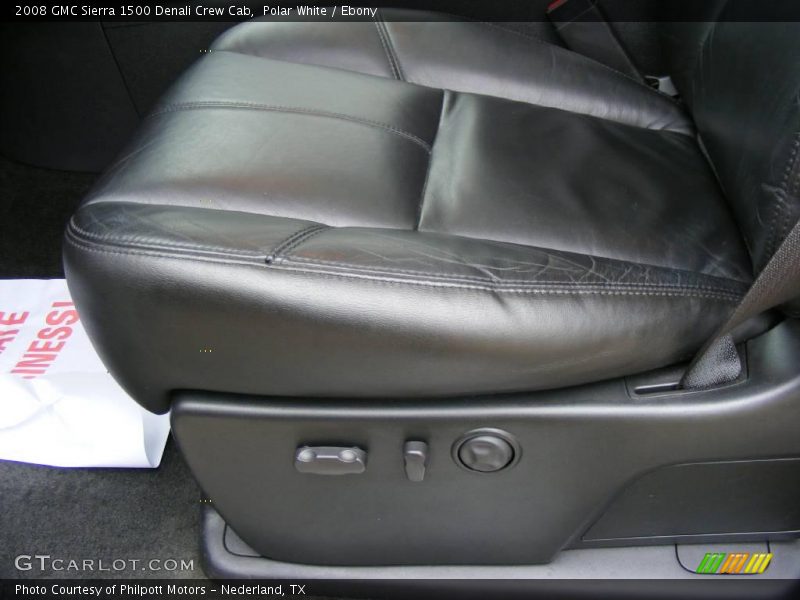 Polar White / Ebony 2008 GMC Sierra 1500 Denali Crew Cab