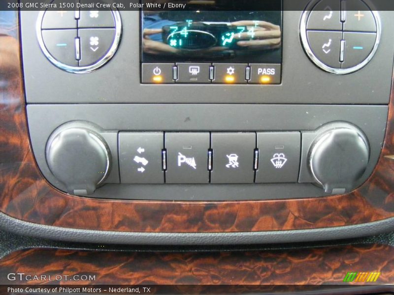 Polar White / Ebony 2008 GMC Sierra 1500 Denali Crew Cab