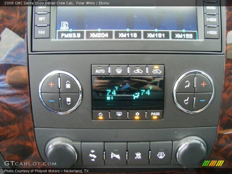 Polar White / Ebony 2008 GMC Sierra 1500 Denali Crew Cab