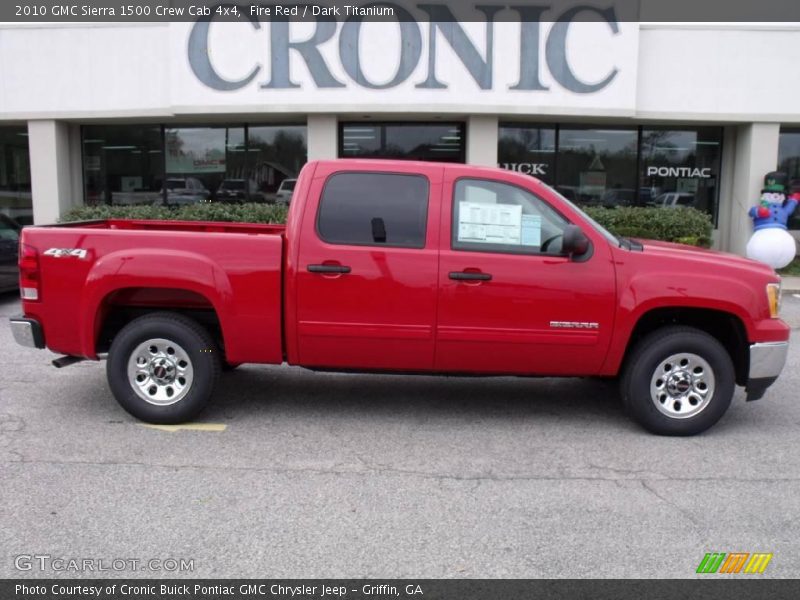 Fire Red / Dark Titanium 2010 GMC Sierra 1500 Crew Cab 4x4
