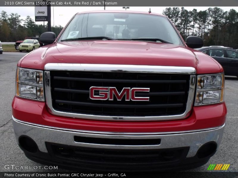 Fire Red / Dark Titanium 2010 GMC Sierra 1500 Crew Cab 4x4
