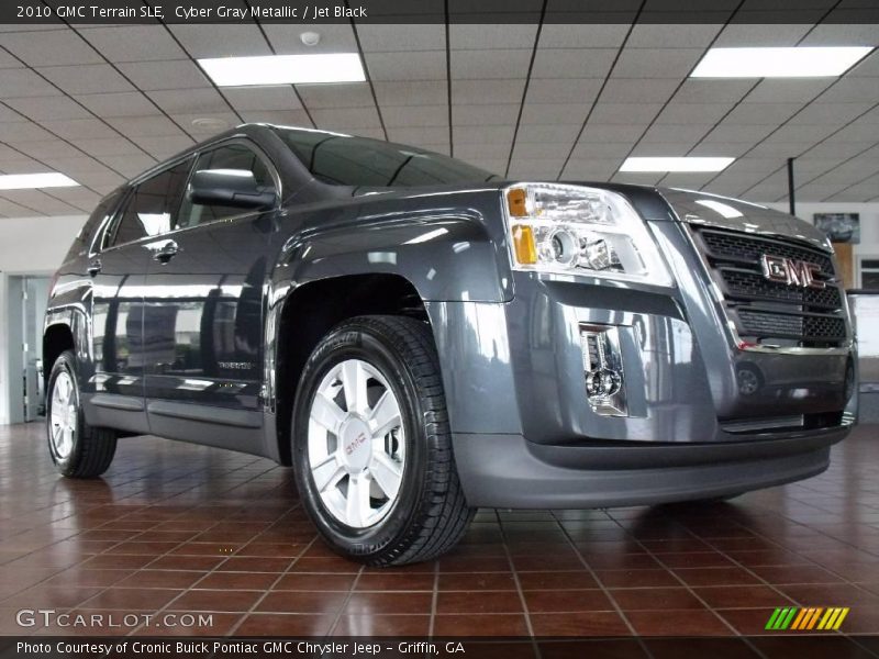 Cyber Gray Metallic / Jet Black 2010 GMC Terrain SLE