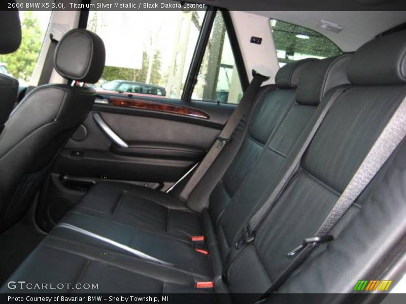 Titanium Silver Metallic / Black Dakota Leather 2006 BMW X5 3.0i