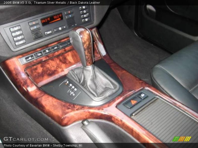 Titanium Silver Metallic / Black Dakota Leather 2006 BMW X5 3.0i