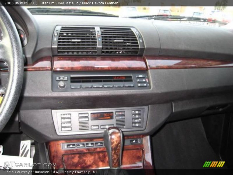 Titanium Silver Metallic / Black Dakota Leather 2006 BMW X5 3.0i