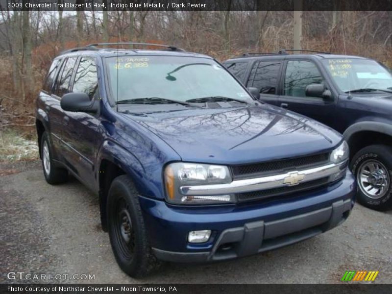 Indigo Blue Metallic / Dark Pewter 2003 Chevrolet TrailBlazer LS 4x4