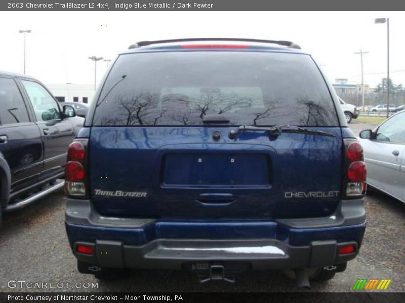 Indigo Blue Metallic / Dark Pewter 2003 Chevrolet TrailBlazer LS 4x4