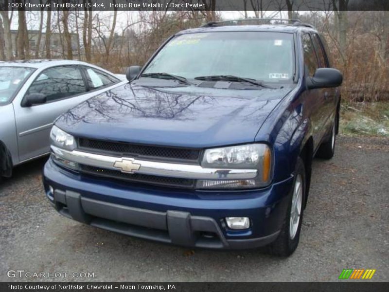 Indigo Blue Metallic / Dark Pewter 2003 Chevrolet TrailBlazer LS 4x4