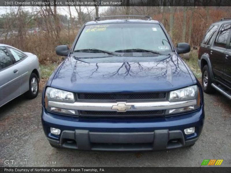 Indigo Blue Metallic / Dark Pewter 2003 Chevrolet TrailBlazer LS 4x4