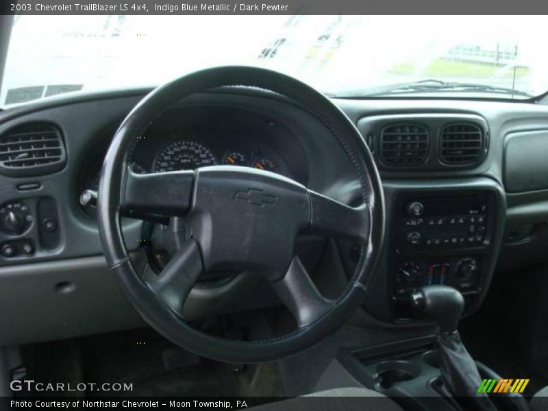 Indigo Blue Metallic / Dark Pewter 2003 Chevrolet TrailBlazer LS 4x4