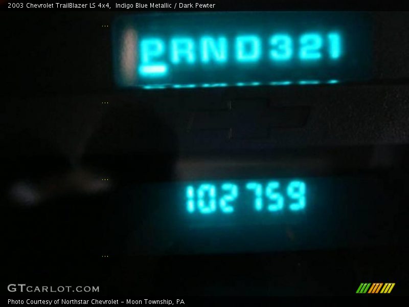 Indigo Blue Metallic / Dark Pewter 2003 Chevrolet TrailBlazer LS 4x4