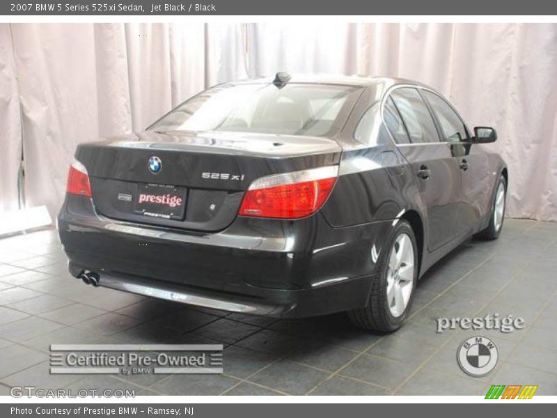 Jet Black / Black 2007 BMW 5 Series 525xi Sedan