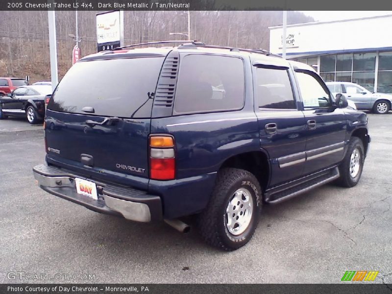 Dark Blue Metallic / Tan/Neutral 2005 Chevrolet Tahoe LS 4x4
