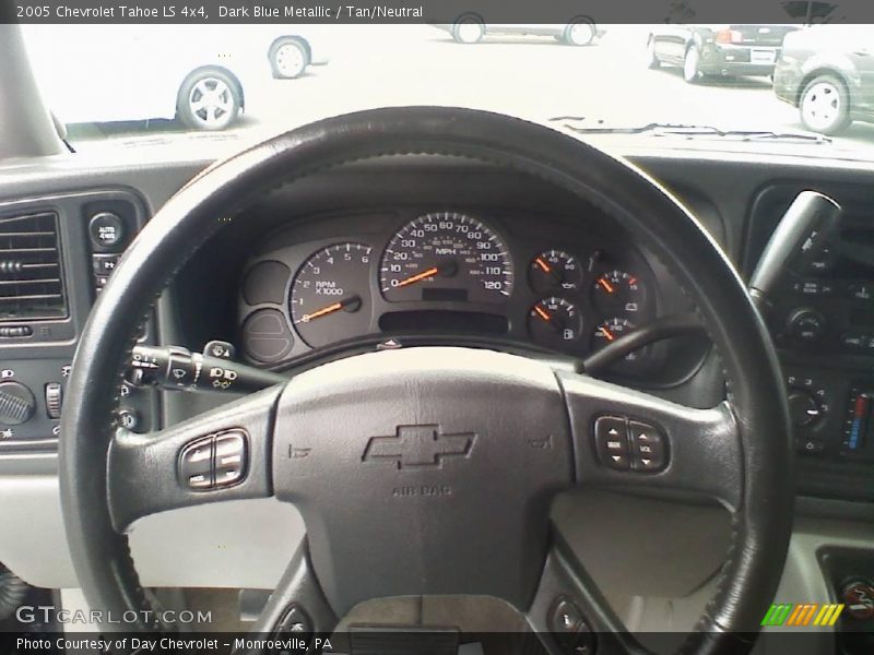 Dark Blue Metallic / Tan/Neutral 2005 Chevrolet Tahoe LS 4x4