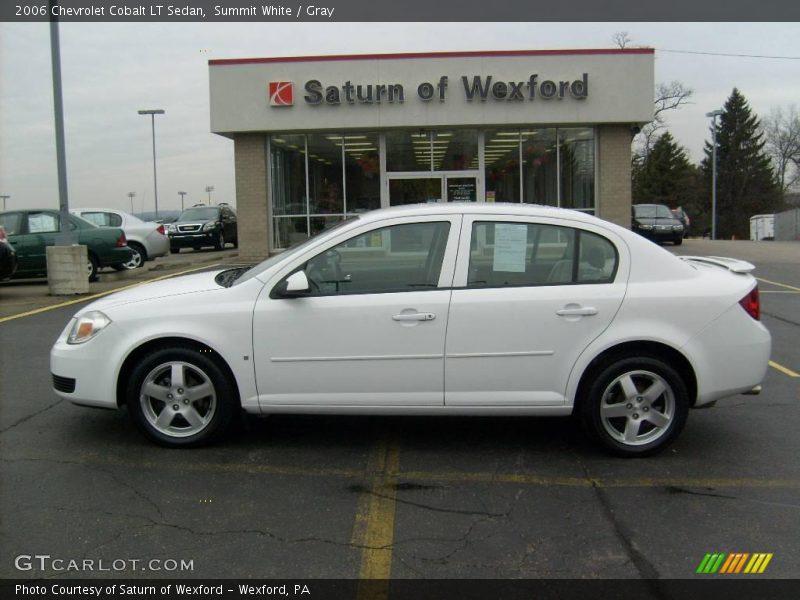 Summit White / Gray 2006 Chevrolet Cobalt LT Sedan