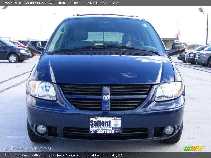 Midnight Blue Pearl / Medium Slate Gray 2006 Dodge Grand Caravan SXT