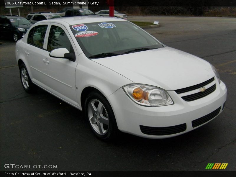 Summit White / Gray 2006 Chevrolet Cobalt LT Sedan