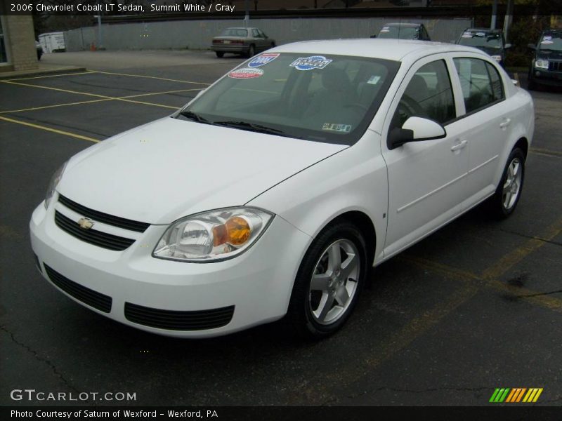 Summit White / Gray 2006 Chevrolet Cobalt LT Sedan