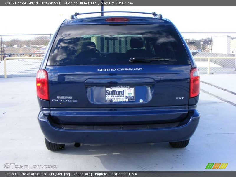 Midnight Blue Pearl / Medium Slate Gray 2006 Dodge Grand Caravan SXT